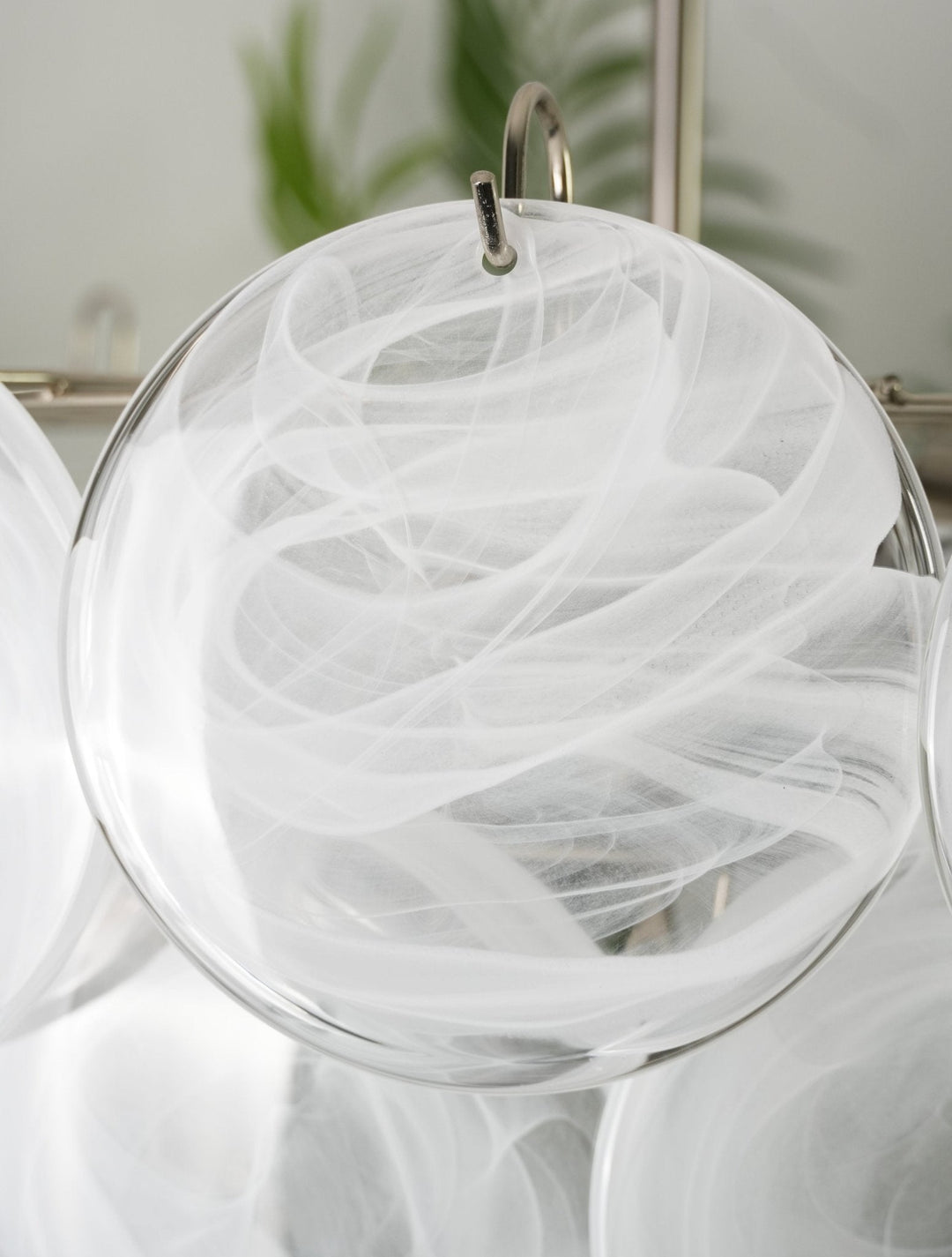 Aurora Lustre en Verre de Murano Blanc - Neutralighting