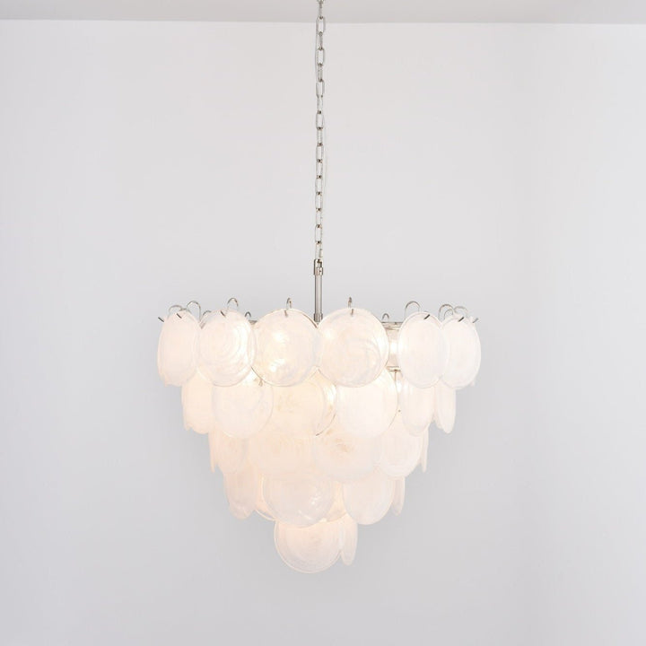 Aurora Lustre en Verre de Murano Blanc - Neutralighting