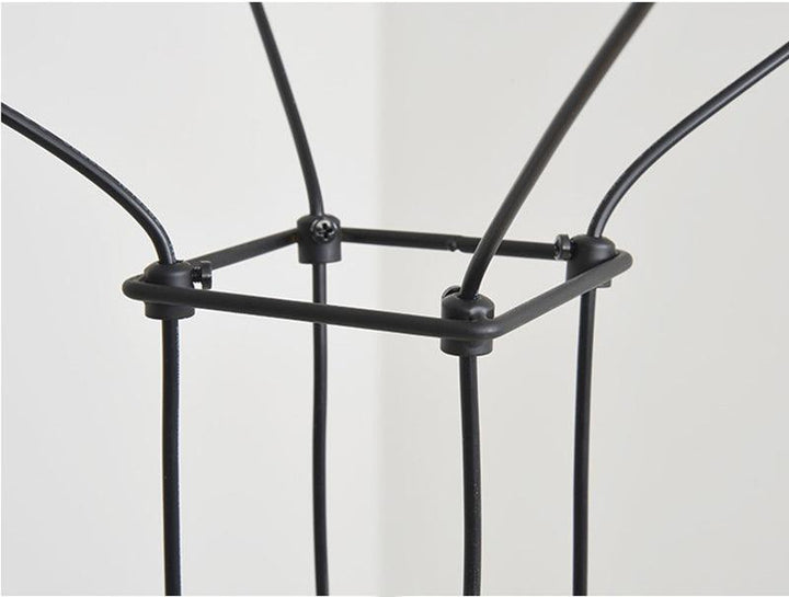 Lustra Lampe Pendante Géométrique en Fil Noir LED - Neutralighting
