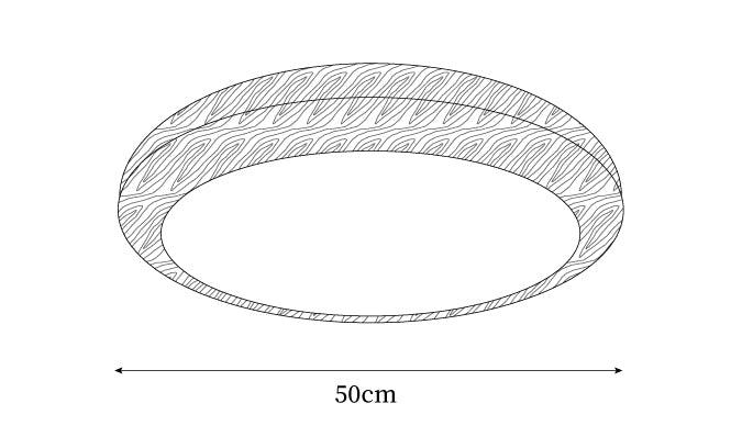 Orbis Plafonnier Rond Effet Bois - Neutralighting