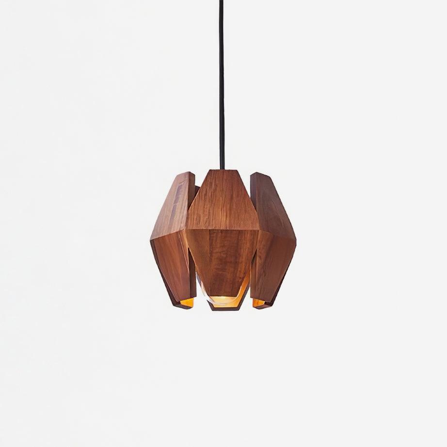 Suspension Géométrique Bois Nordique Minimaliste - Neutralighting