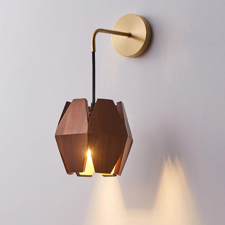 Applique Murale Géométrique Bois Nordique Minimaliste - Neutralighting