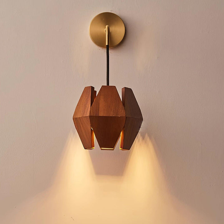 Applique Murale Géométrique Bois Nordique Minimaliste - Neutralighting