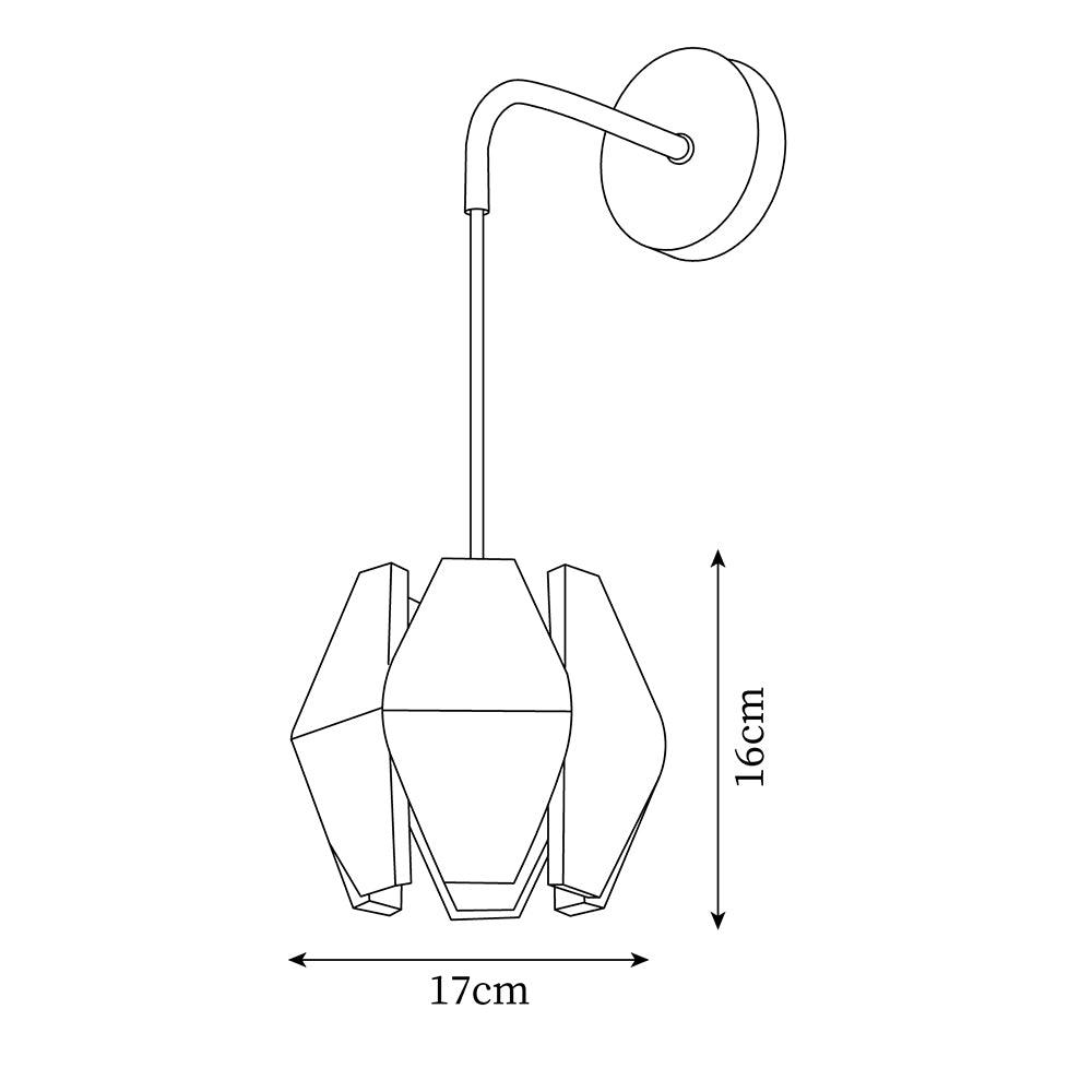 Applique Murale Géométrique Bois Nordique Minimaliste - Neutralighting
