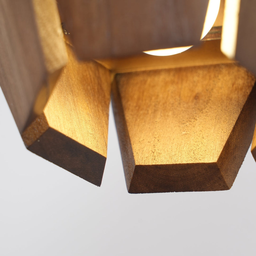 Applique Murale Géométrique Bois Nordique Minimaliste - Neutralighting