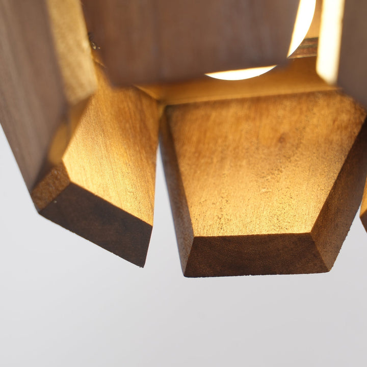 Applique Murale Géométrique Bois Nordique Minimaliste - Neutralighting