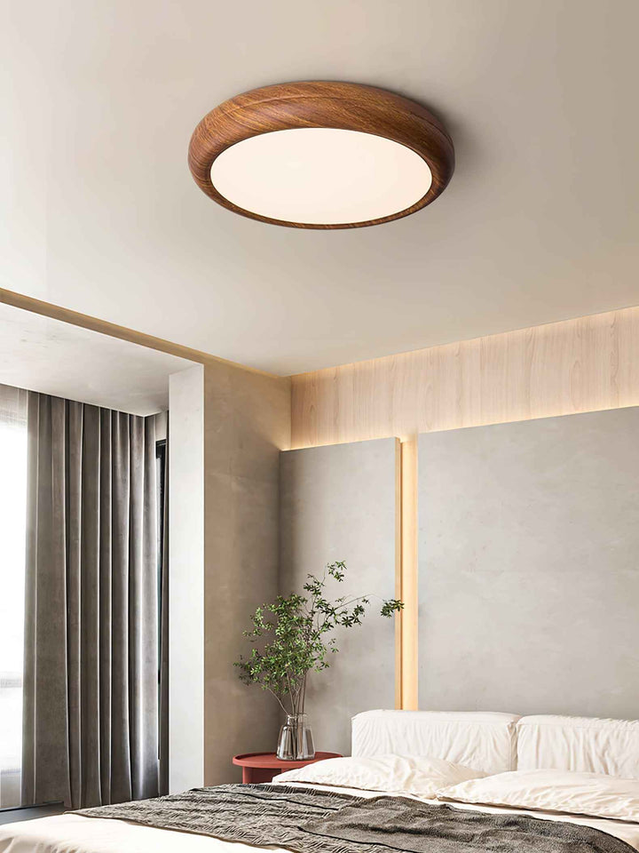 Solara Acrylique 40cm Noyer LED 18W