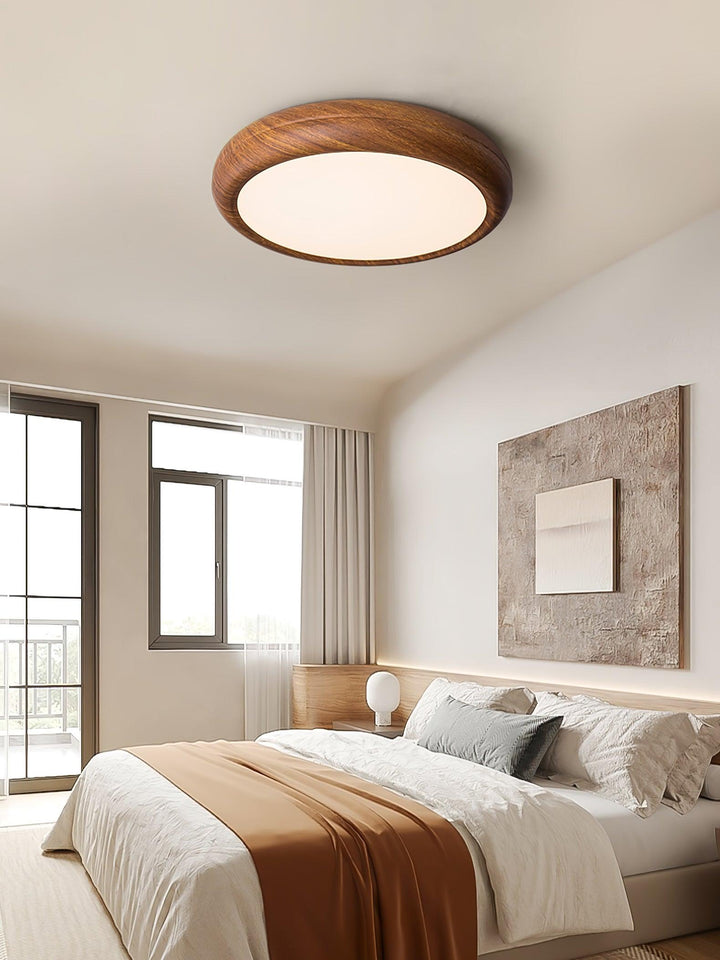 Orbis Plafonnier Rond Effet Bois - Neutralighting