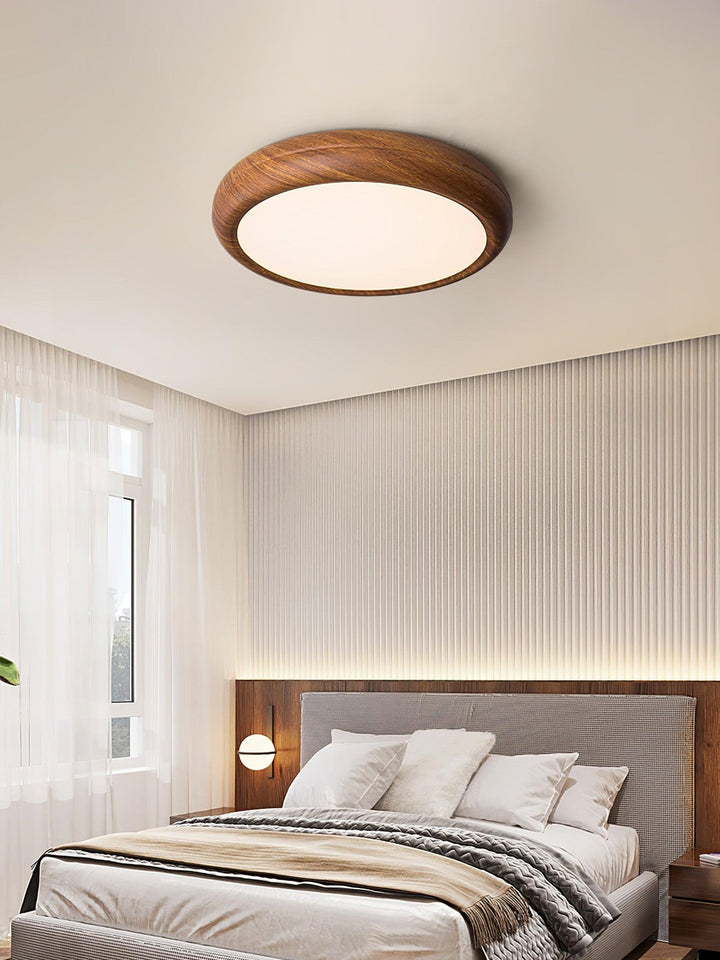 Orbis Plafonnier Rond Effet Bois - Neutralighting