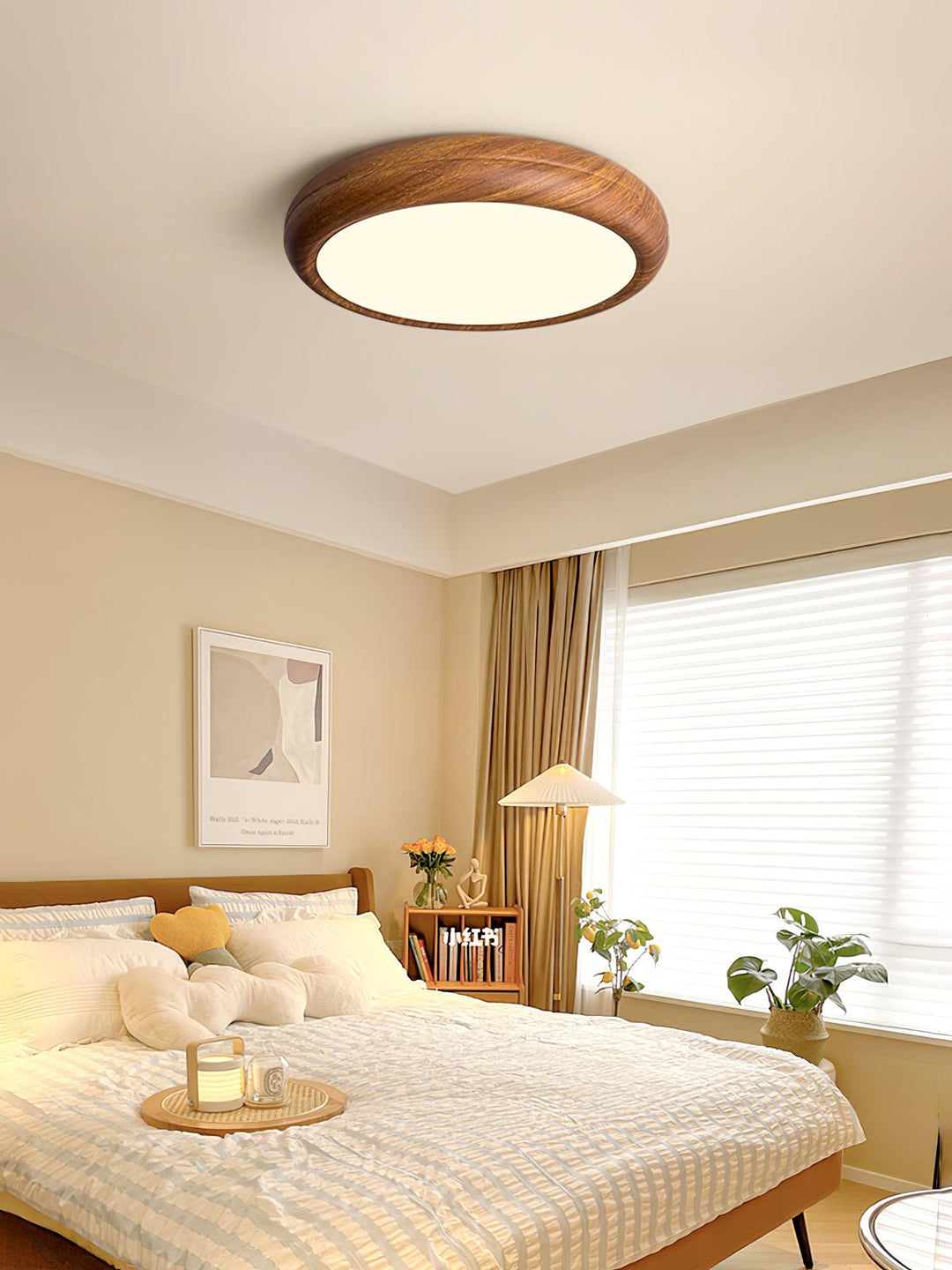 Orbis Plafonnier Rond Effet Bois - Neutralighting
