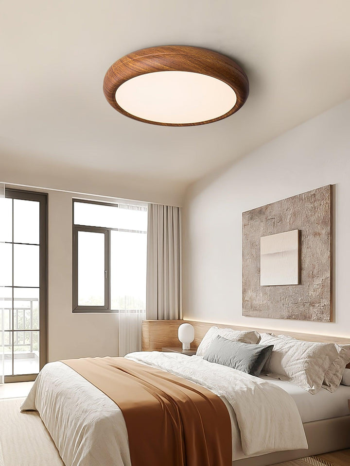 Orbis Plafonnier Rond Effet Bois - Neutralighting