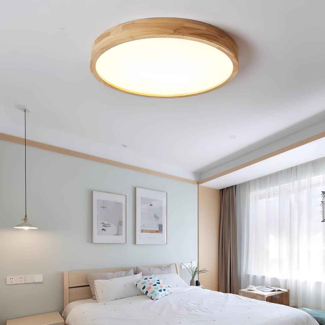 Lustra Acrylique 30cm Blanc LED 18W