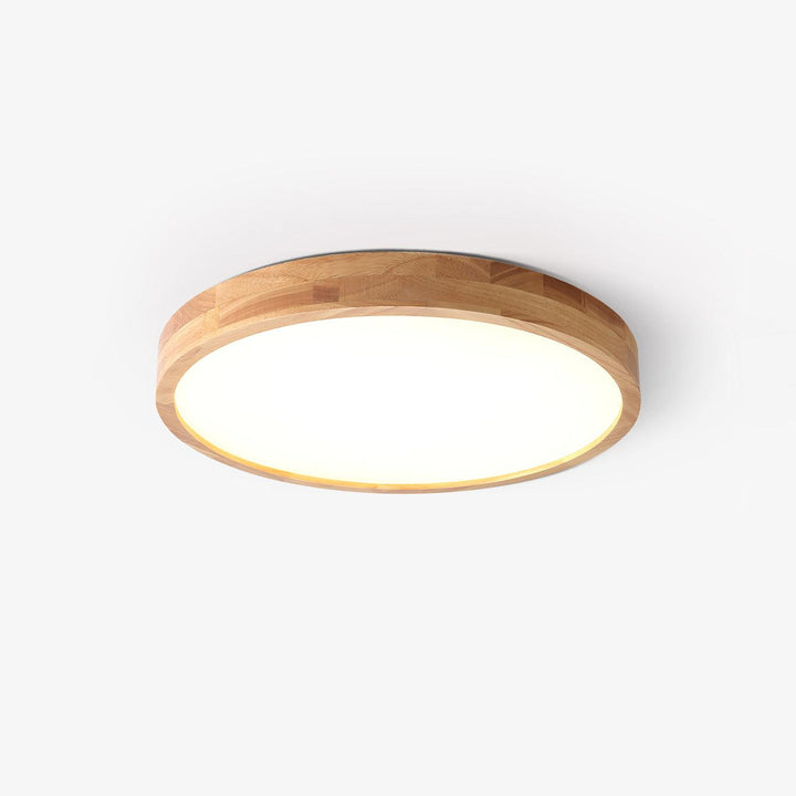 Lustra Lumière Plafonnière Géométrique en Bois LED - Neutralighting