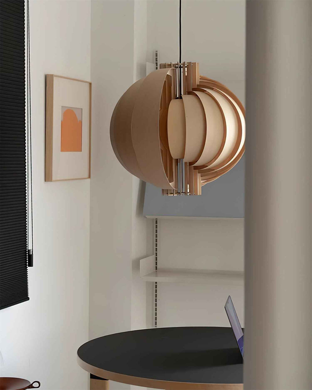 Lampe Bois en Métal – Design Contemporain