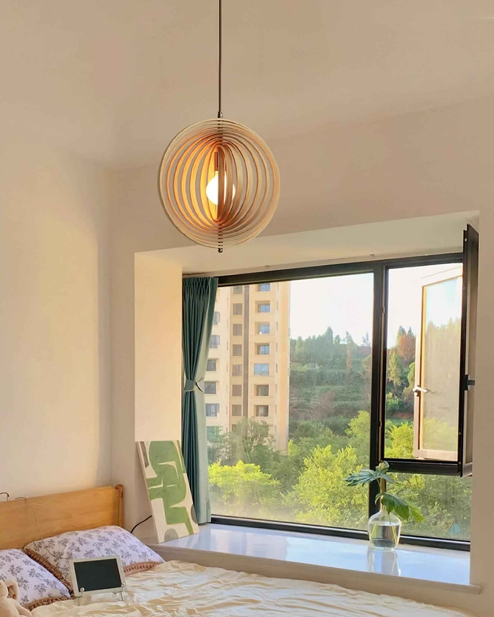 Spira Lampe Pendante en Bois Organique - Neutralighting