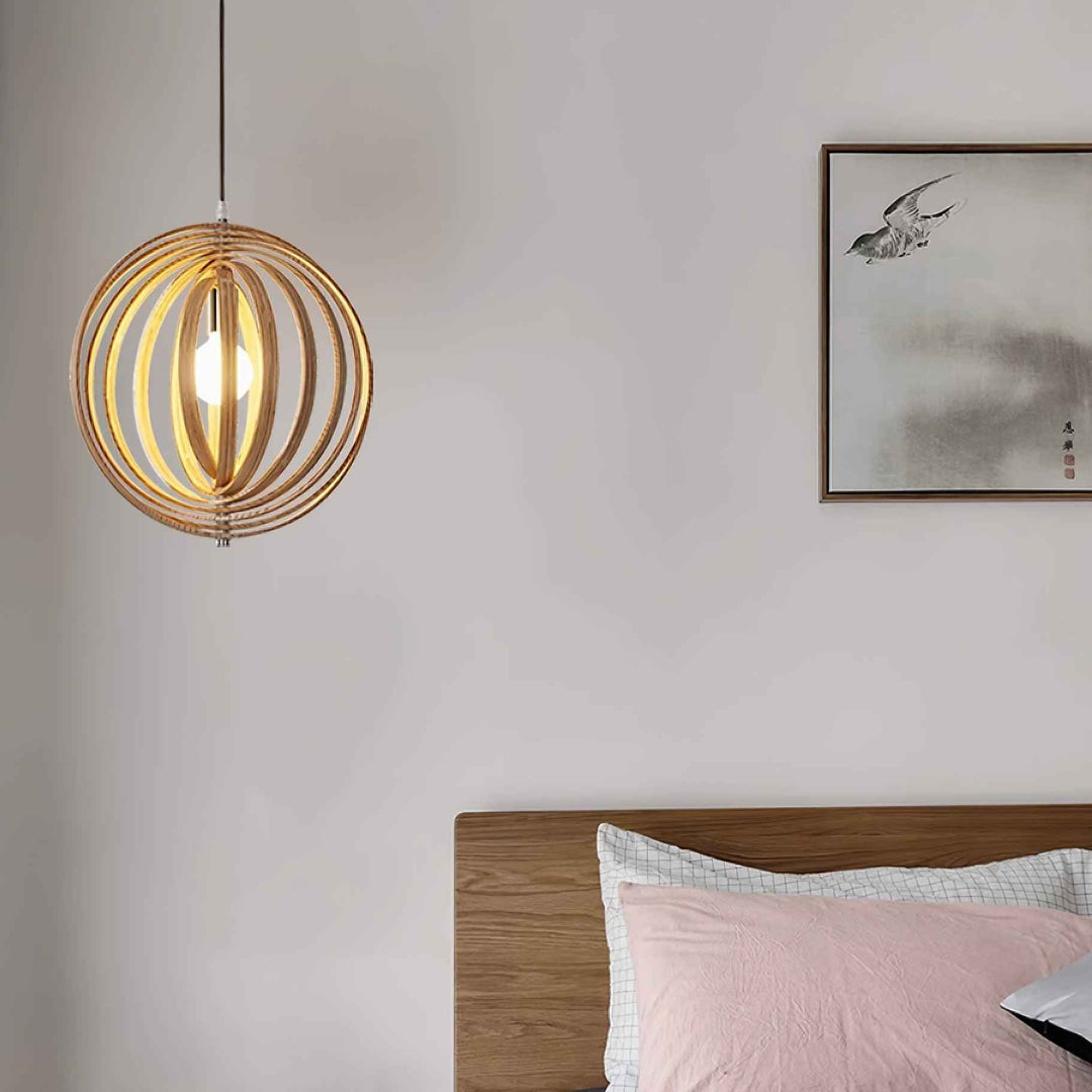 Spira Lampe Pendante en Bois Organique - Neutralighting