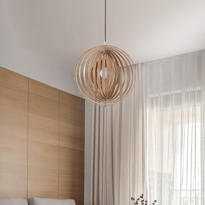 Spira Lampe Pendante en Bois Organique - Neutralighting