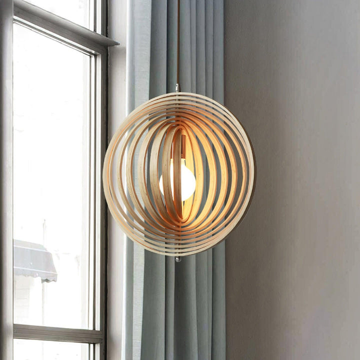 Spira Lampe Pendante en Bois Organique - Neutralighting