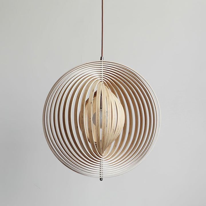 Spira Lampe Pendante en Bois Organique - Neutralighting