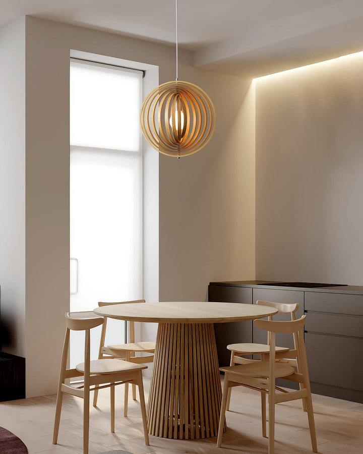 Spira Lampe Pendante en Bois Organique - Neutralighting