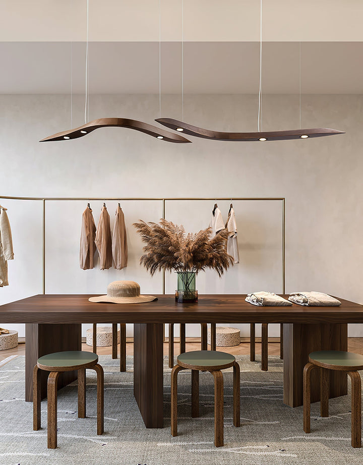 Flow Suspension Minimaliste en Bois - Neutralighting
