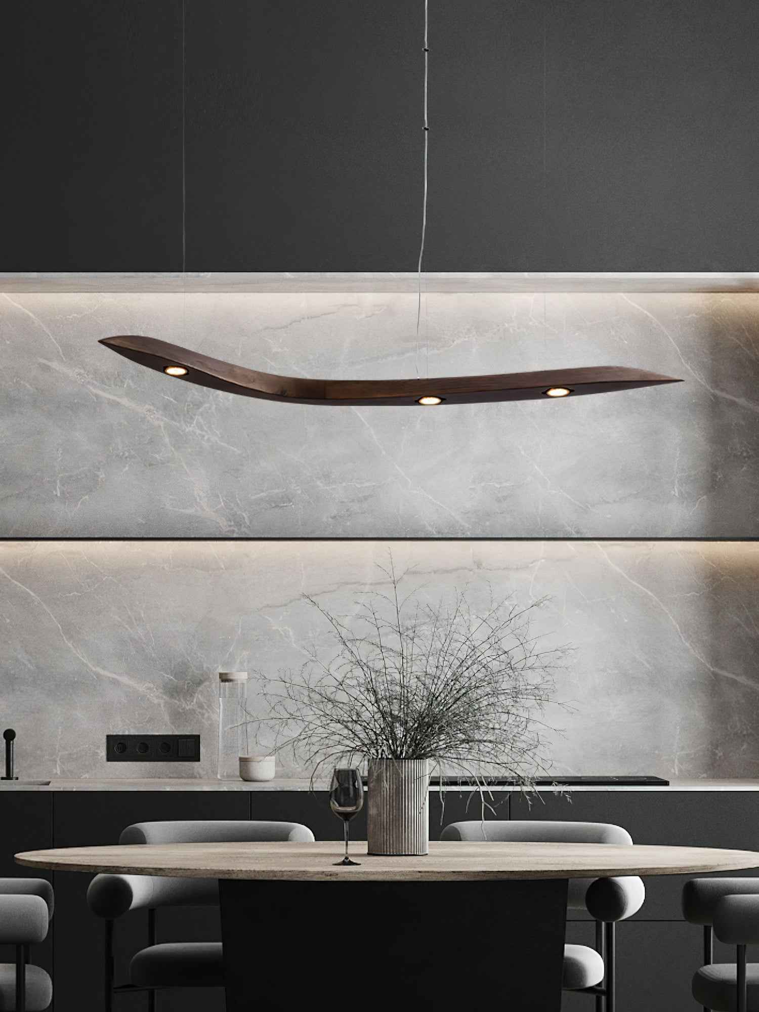 Lampe Flow en Métal – Élégance Moderne