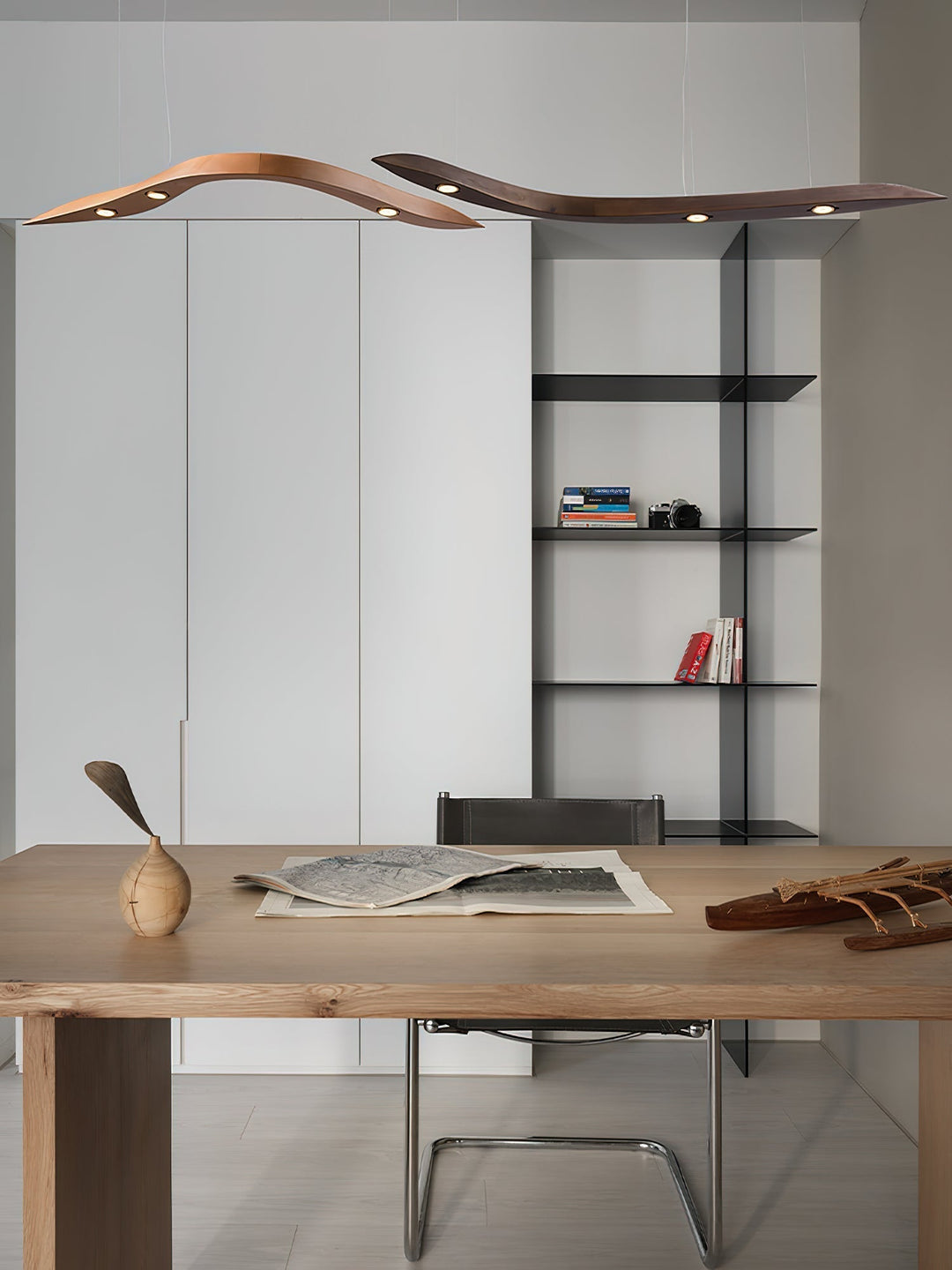 Flow Suspension Minimaliste en Bois - Neutralighting