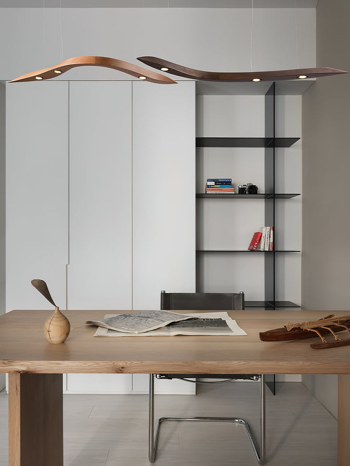 Flow Suspension Minimaliste en Bois - Neutralighting