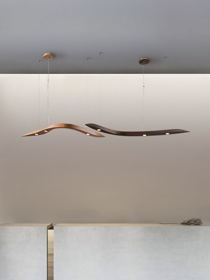 Flow Suspension Minimaliste en Bois - Neutralighting
