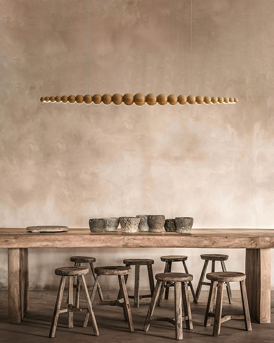 Orlanre Lampe Pendante Bois Minimaliste - Neutralighting