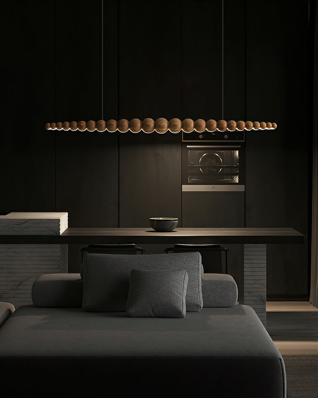 Orlanre Lampe Pendante Bois Minimaliste - Neutralighting