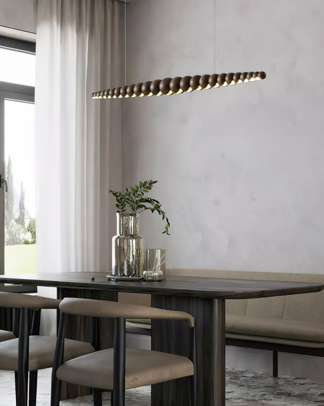 Orlanre Lampe Pendante Bois Minimaliste - Neutralighting