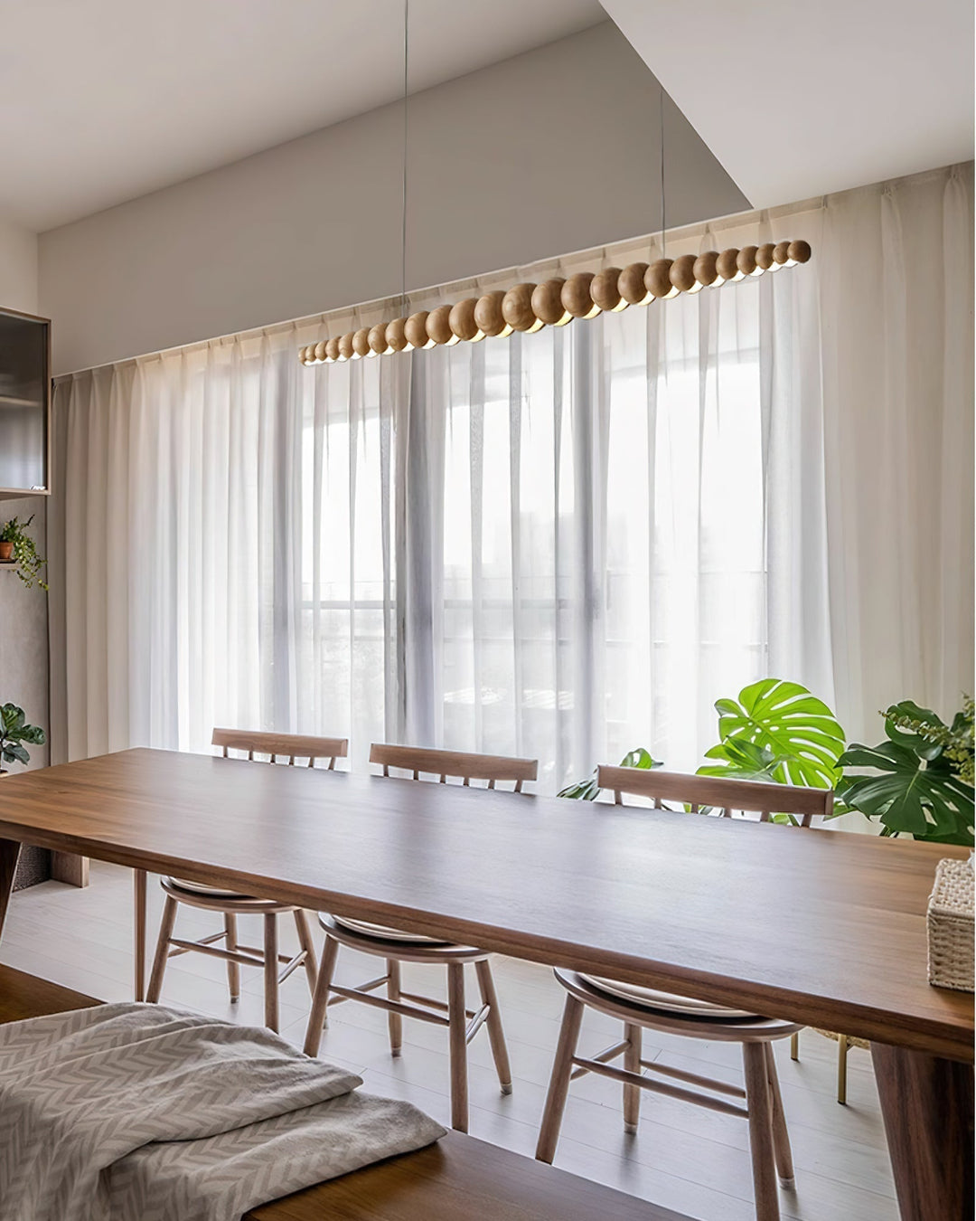 Orlanre Lampe Pendante Bois Minimaliste - Neutralighting