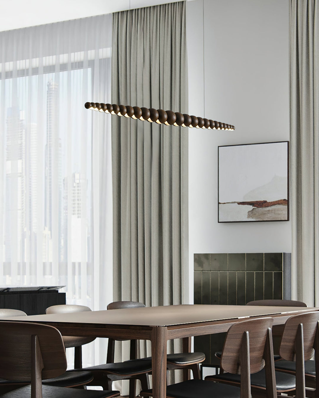 Orlanre Lampe Pendante Bois Minimaliste - Neutralighting