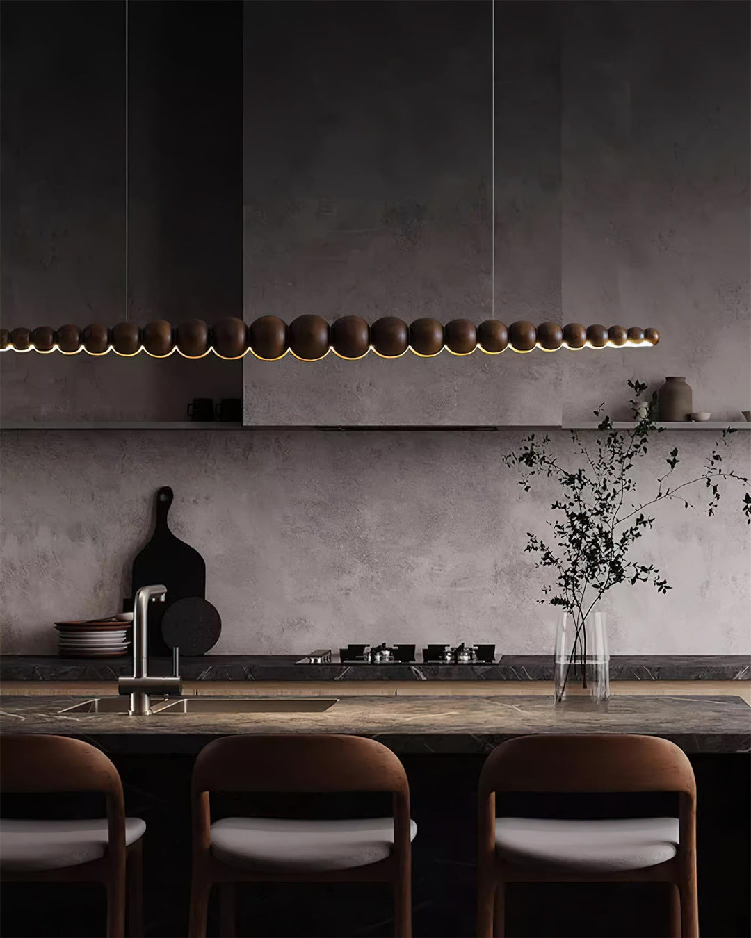 Orlanre Lampe Pendante Bois Minimaliste - Neutralighting