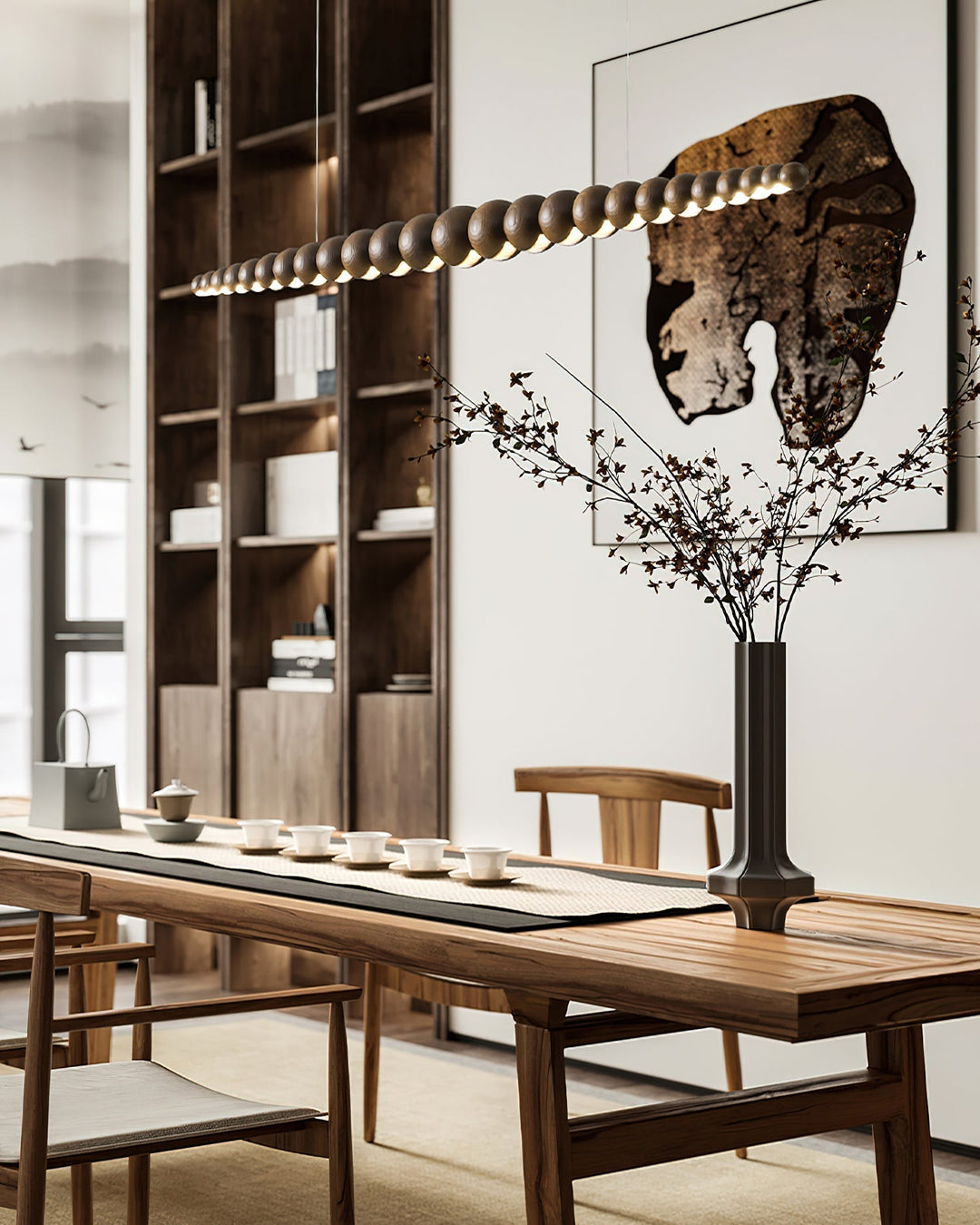 Orlanre Lampe Pendante Bois Minimaliste - Neutralighting