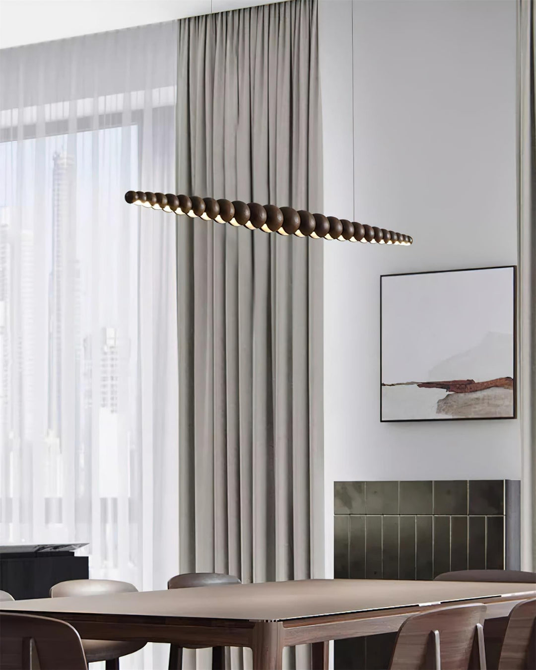 Orlanre Lampe Pendante Bois Minimaliste - Neutralighting