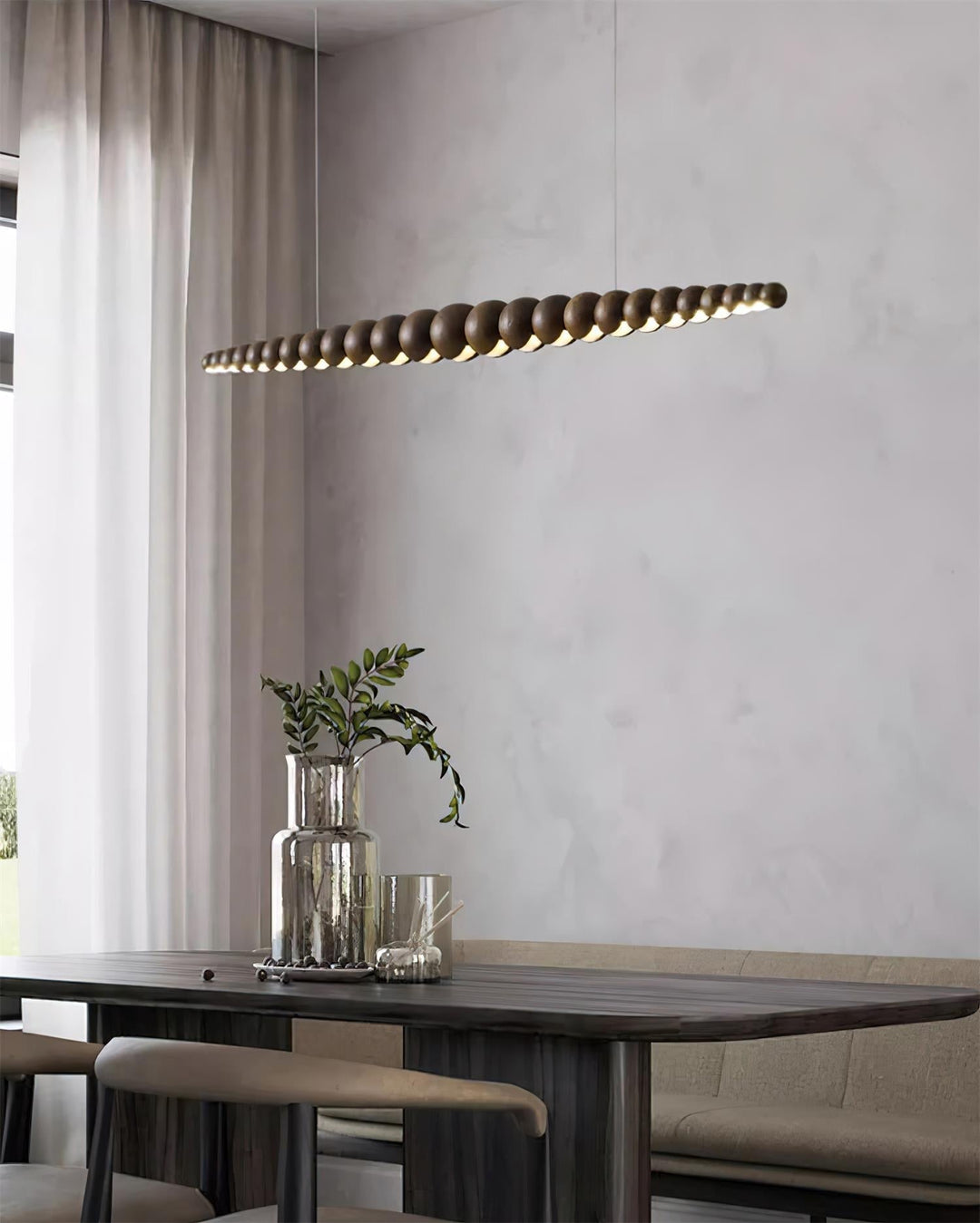 Orlanre Lampe Pendante Bois Minimaliste - Neutralighting
