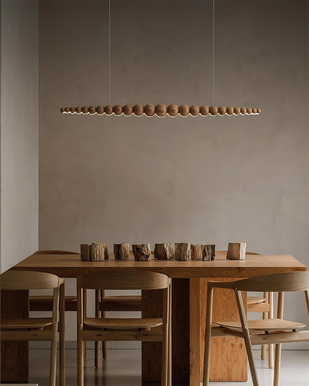 Orlanre Lampe Pendante Bois Minimaliste - Neutralighting