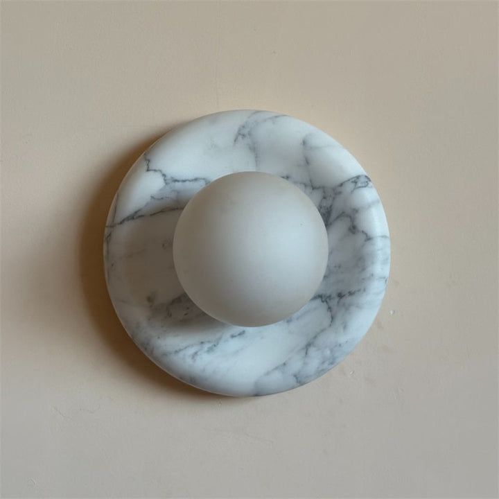 Zoraean Applique Murale Marbre Blanc Élégance Premium - Neutralighting