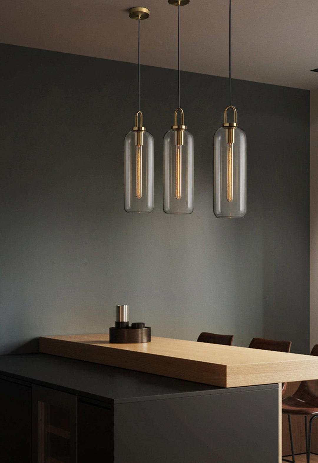 Solara Suspension en Verre Givré Swag Réglable - Neutralighting