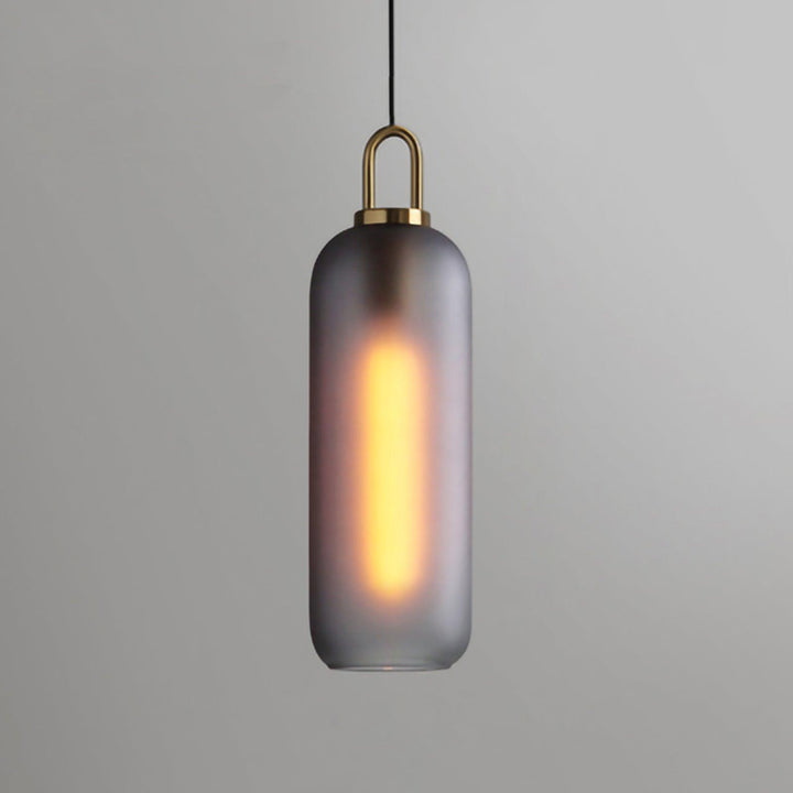 Solara Suspension en Verre Givré Swag Réglable - Neutralighting