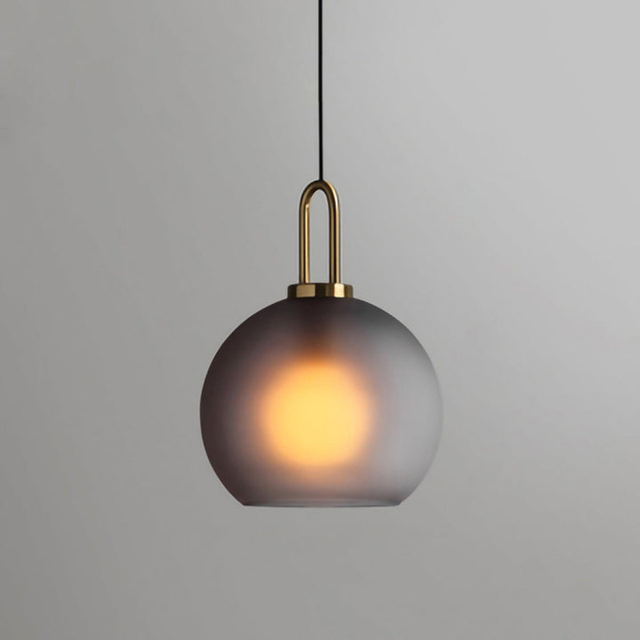 Solara Suspension en Verre Givré Swag Réglable - Neutralighting