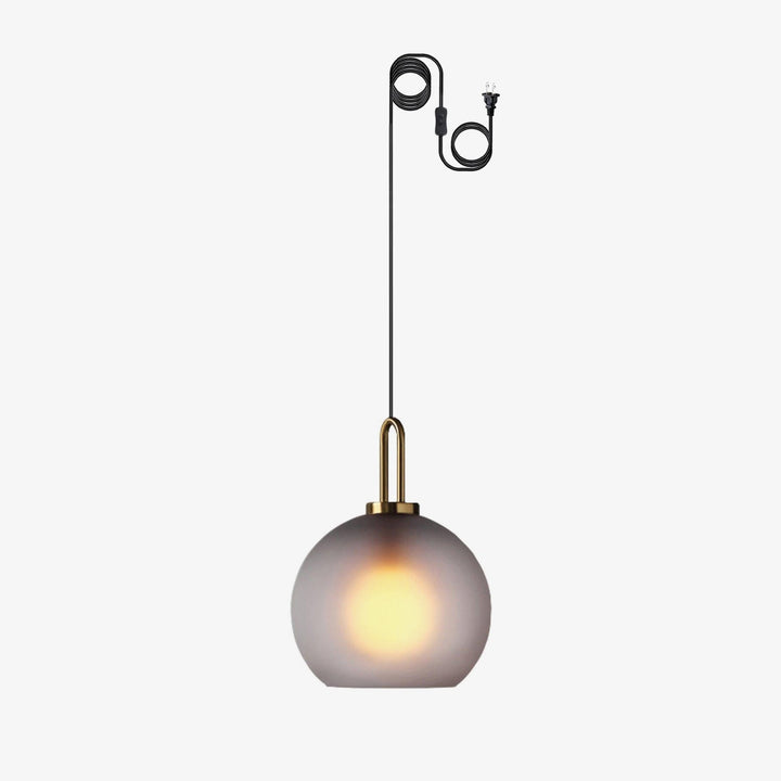 Solara Suspension en Verre Givré Swag Réglable - Neutralighting