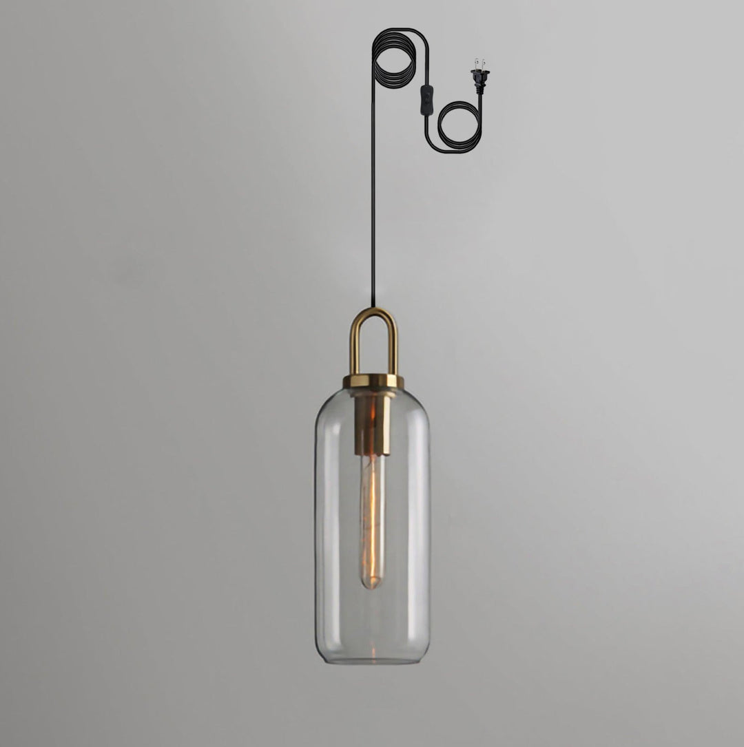 Solara Suspension en Verre Givré Swag Réglable - Neutralighting