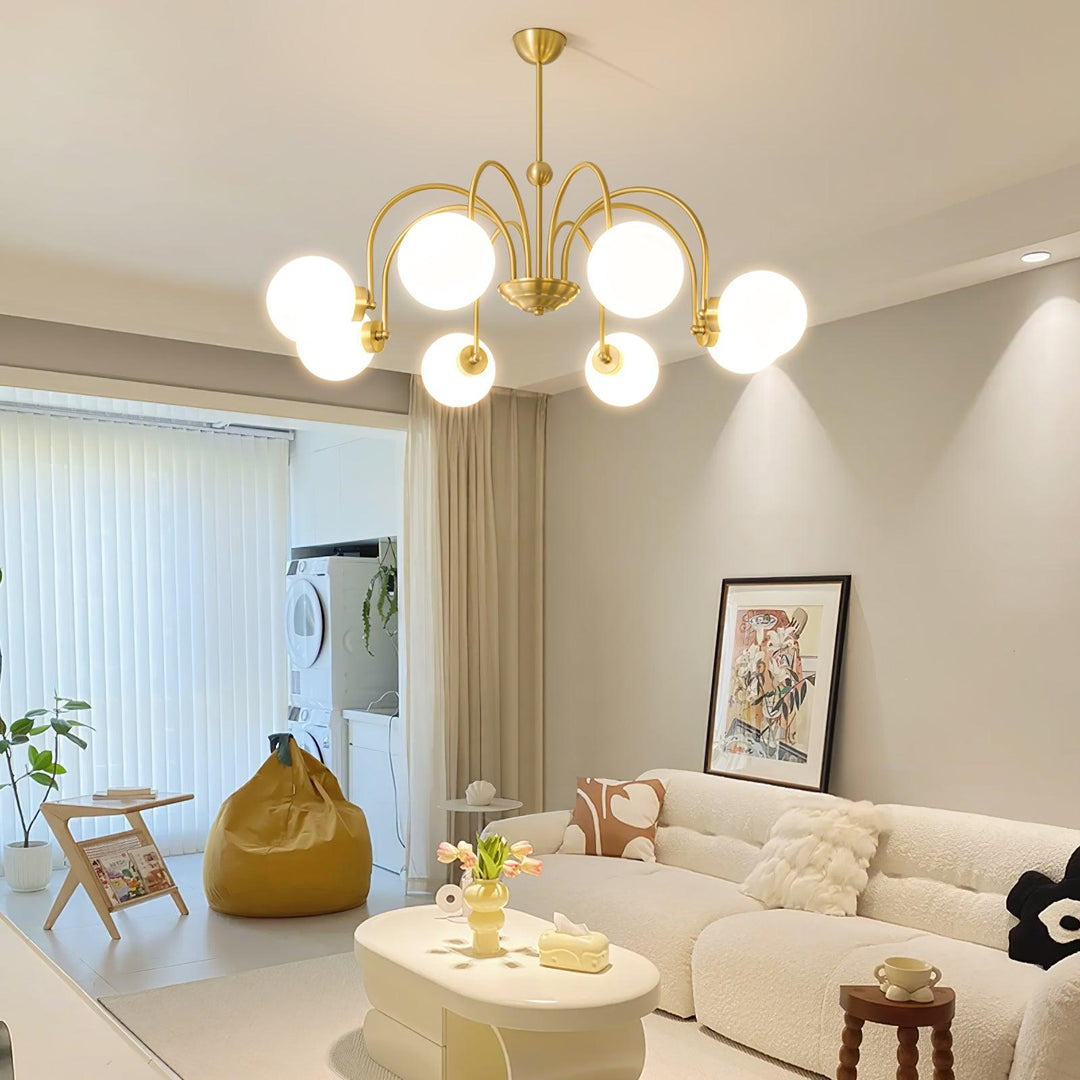 Aurora Luxe Verre Lustre - Neutralighting