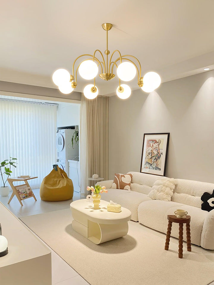 Aurora Luxe Verre Lustre - Neutralighting