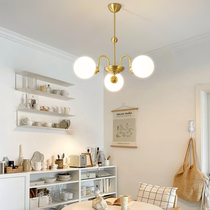 Aurora Luxe Verre Lustre - Neutralighting