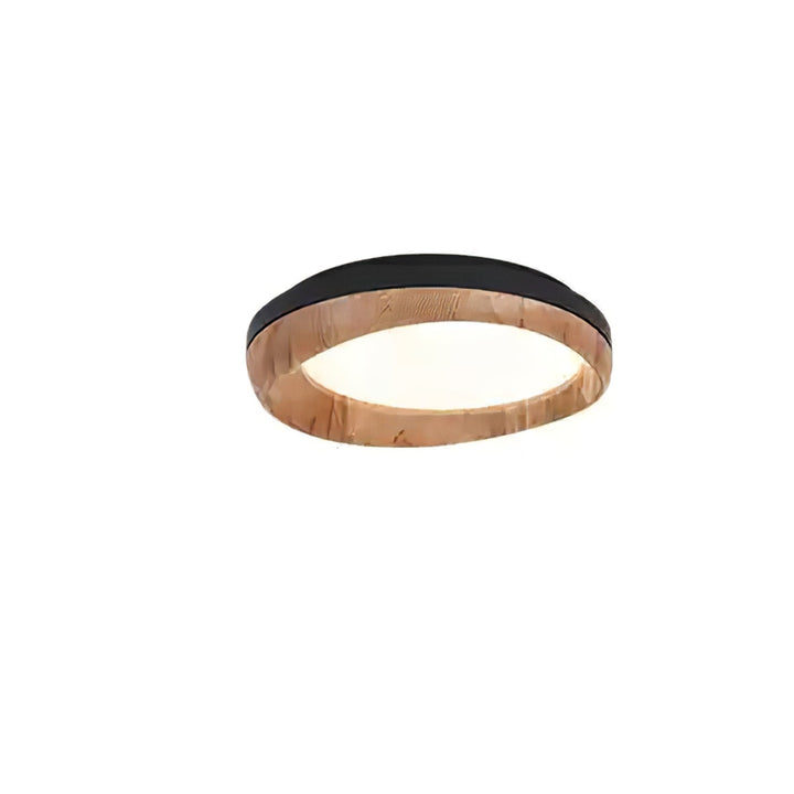 Eurtheara Plafonnier Bois Verre Organique - Neutralighting
