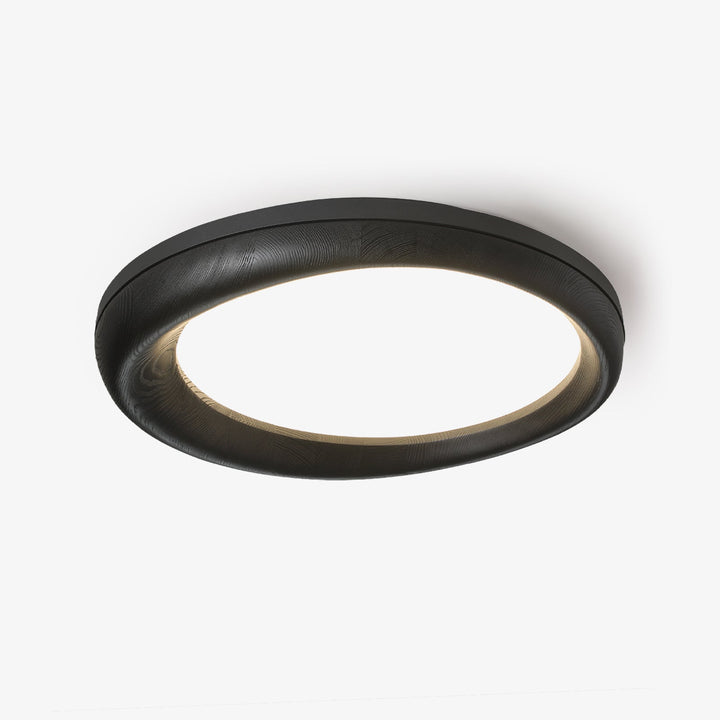 Eurtheara Plafonnier Bois Verre Organique - Neutralighting